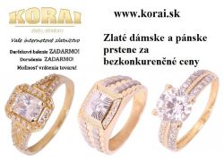 Prstene zlaté KORAI