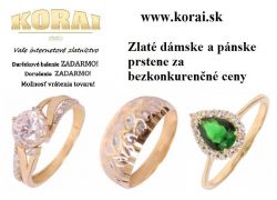 Zlaté prstene od KORAI