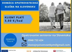 Opatrovateľská služba na Slovensku