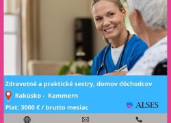 Zdravotné a praktické sestry s ubytovaním zdarma, Kammern