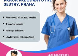 Zdravotná sestra, ortopedická klinika Praha