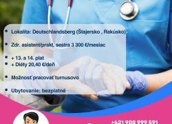 Praktická sestra, zdravotný asistent, Seniorenheim Rakúsko